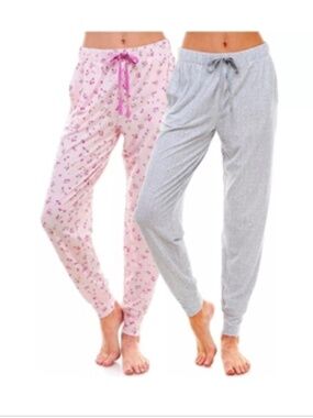 Roudelain 2-Pk. Jogger Sleep Pants - Ditsy/dots